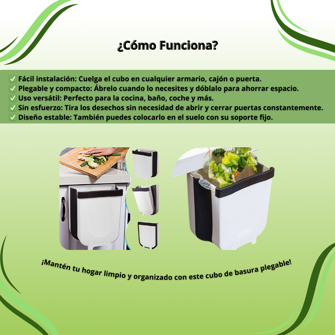 Molino Ultra Rallador 3 en 1 + Cubo de Basura Plegable (GRATIS) CocinaXpress®