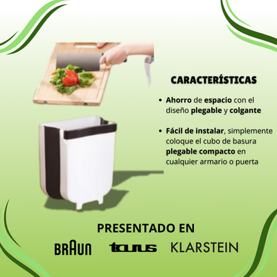 Molino Ultra Rallador 3 en 1 + Cubo de Basura Plegable (GRATIS) CocinaXpress®
